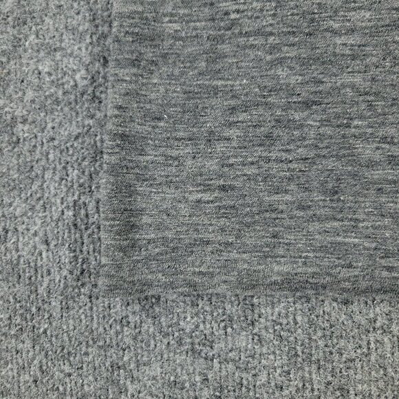 AllSaints Shirt Women's Medium Gray Faxley Crew Neck Short Sleeve Stretch Linen - Picture 5 of 13